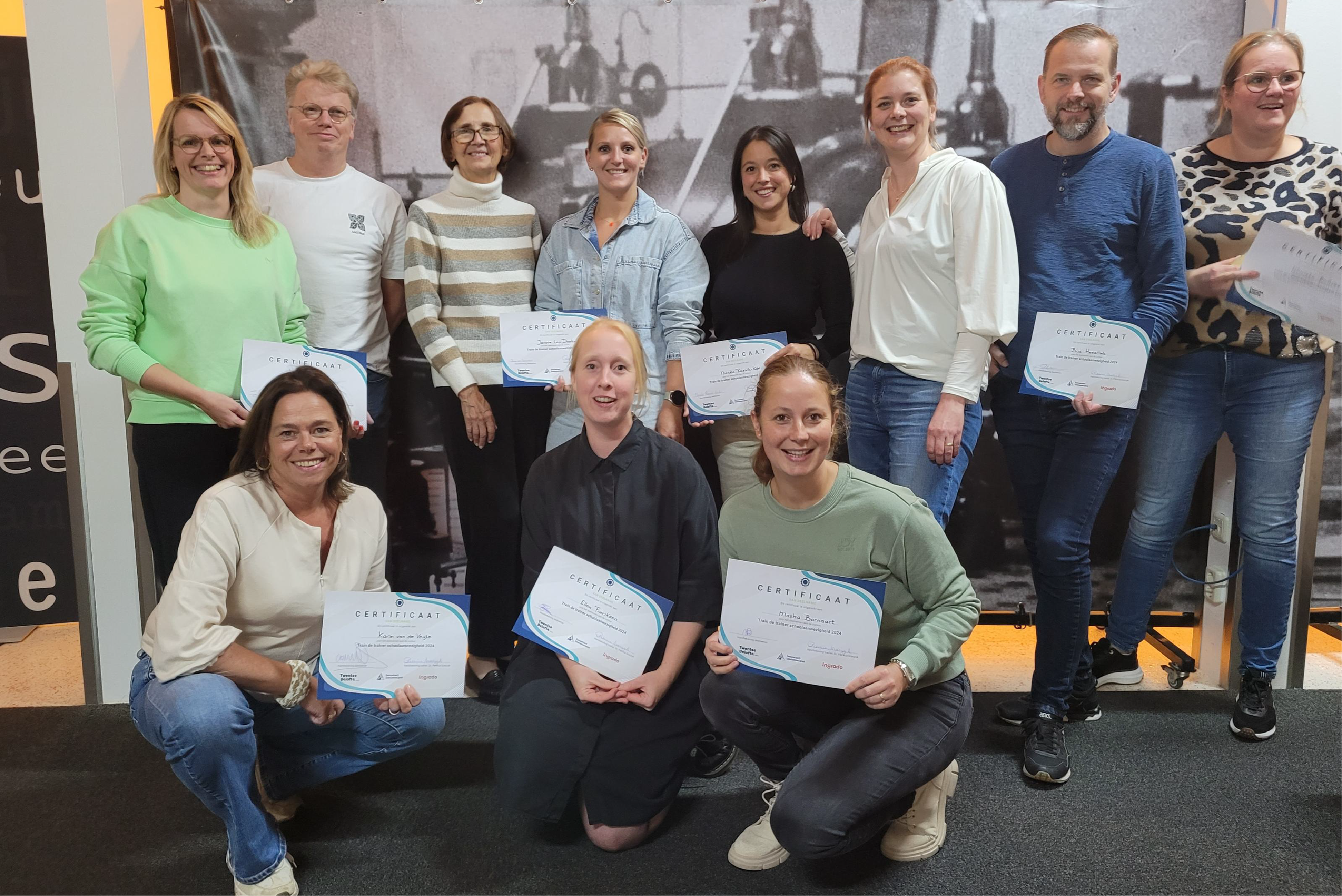 Drie nieuwe trainers in schoolaanwezigheid binnen Attendiz