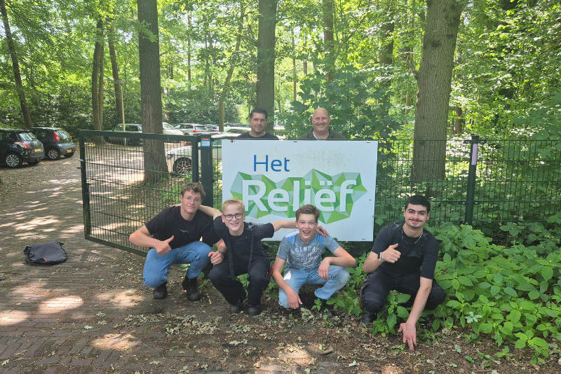 Groenploeg Het Meerik op bezoek bij Het Reliëf